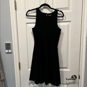 Black cotton summer dress